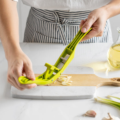 2 In 1 Multifunctional Manual Pull Type, Practical Garlic Press, Garlic Punch Kitchen Gadget Cooking Accessories