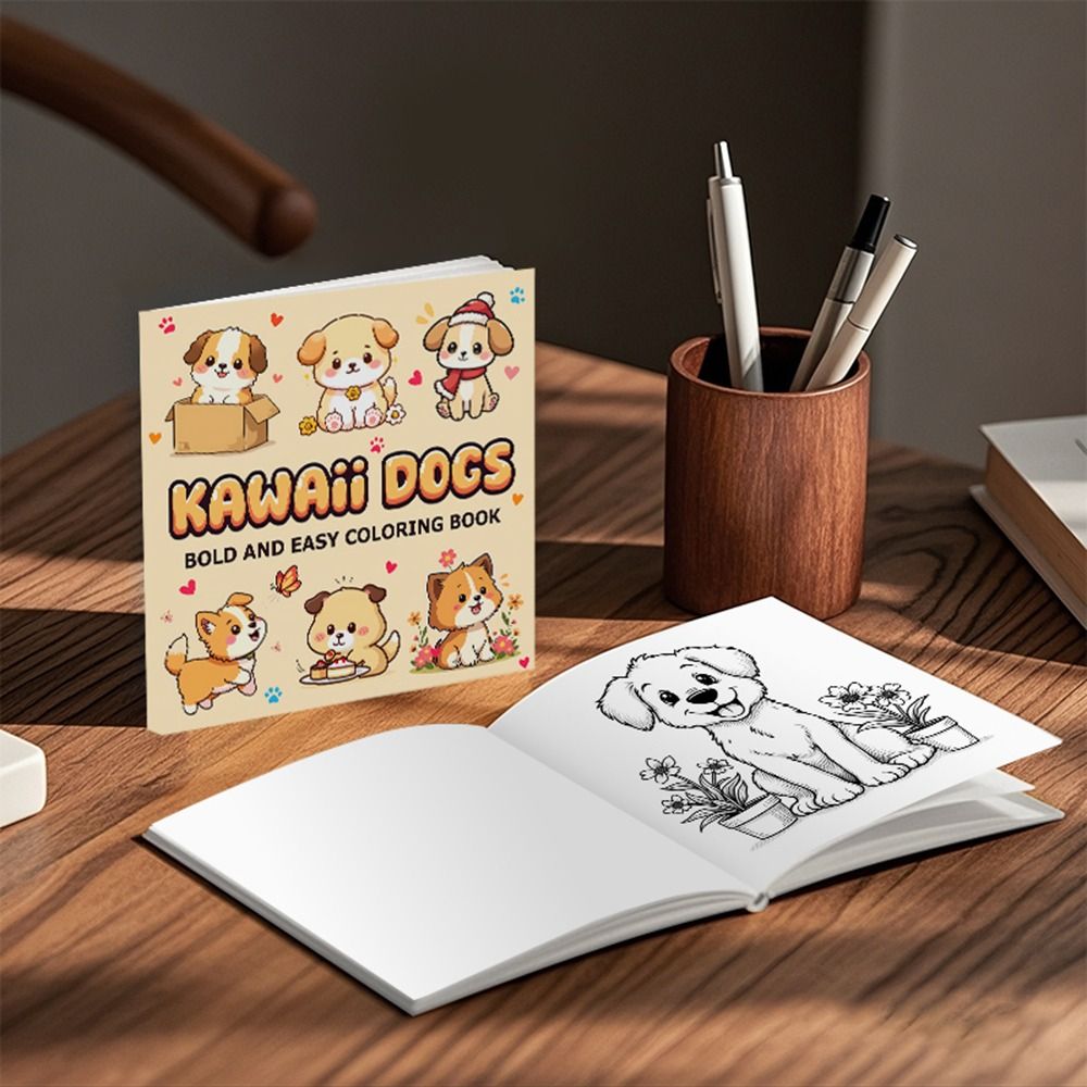 Stress Relief Coloring Book For Adults Funny Cartoon Doodles Educational Graffiti Painting Gift For 4