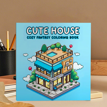Stress Relief Coloring Book For Adults Funny Cartoon Doodles Educational Graffiti Painting Gift For 6