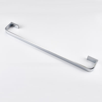 Luxury Brass Towel Holder, Wall Mount Single Rack, Chrome Bathroom Accessories