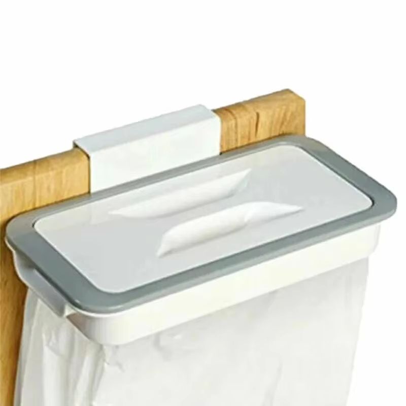 Durable CabinetMount Trash Bag Hanger Rack  Hanging Garbage Bag Holder For Kitchen  Cabinet Doors 1