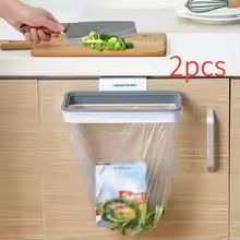 Durable CabinetMount Trash Bag Hanger Rack  Hanging Garbage Bag Holder For Kitchen  Cabinet Doors 7