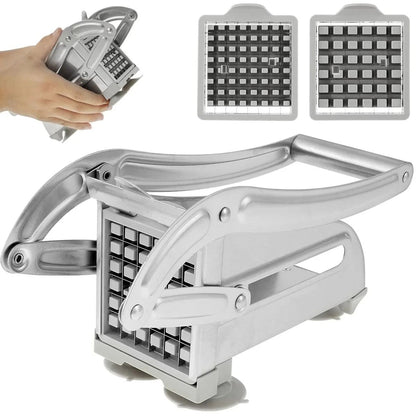 Stainless Steel Manual Potato Cutter  French Fries Slicer And Vegetable Chopper For Home Kitchen 6