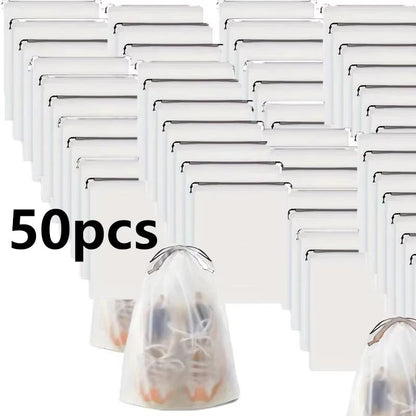 EcoClear Waterproof Drawstring Shoe  Travel Storage Bags 10Pack 7
