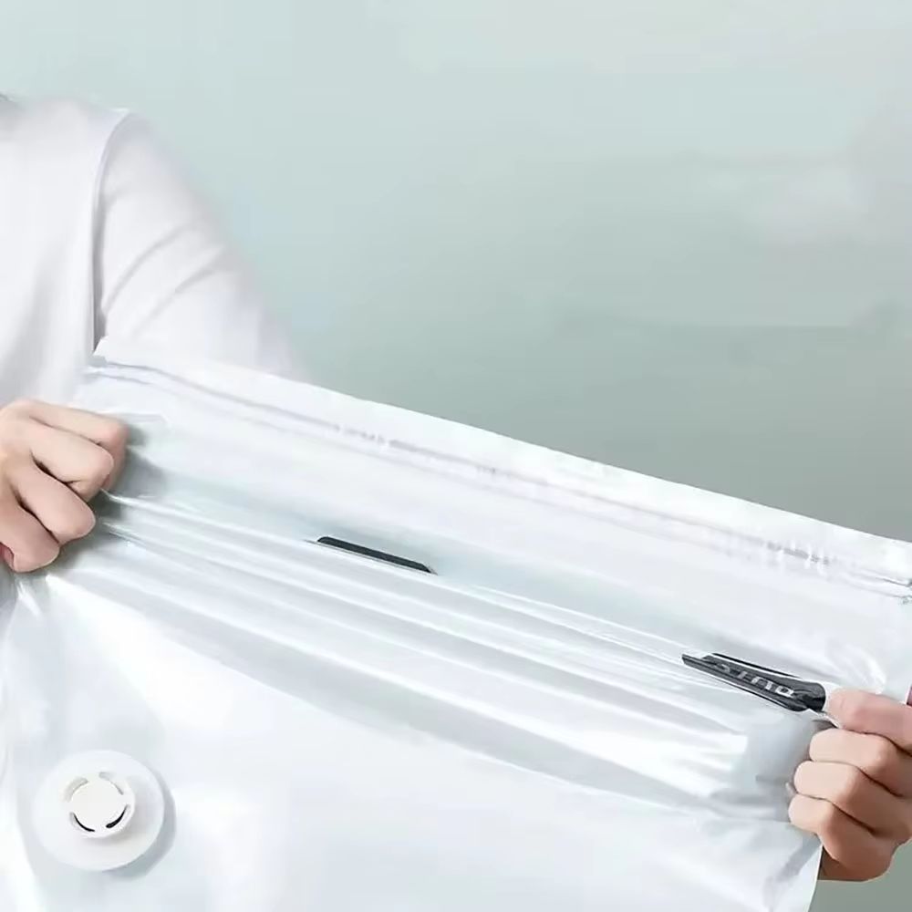 NoPump Mega Compression Storage Bags  Large Reusable Vacuum Bags For Clothes  Blankets 4