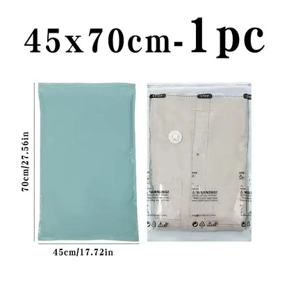 NoPump Mega Compression Storage Bags  Large Reusable Vacuum Bags For Clothes  Blankets 6