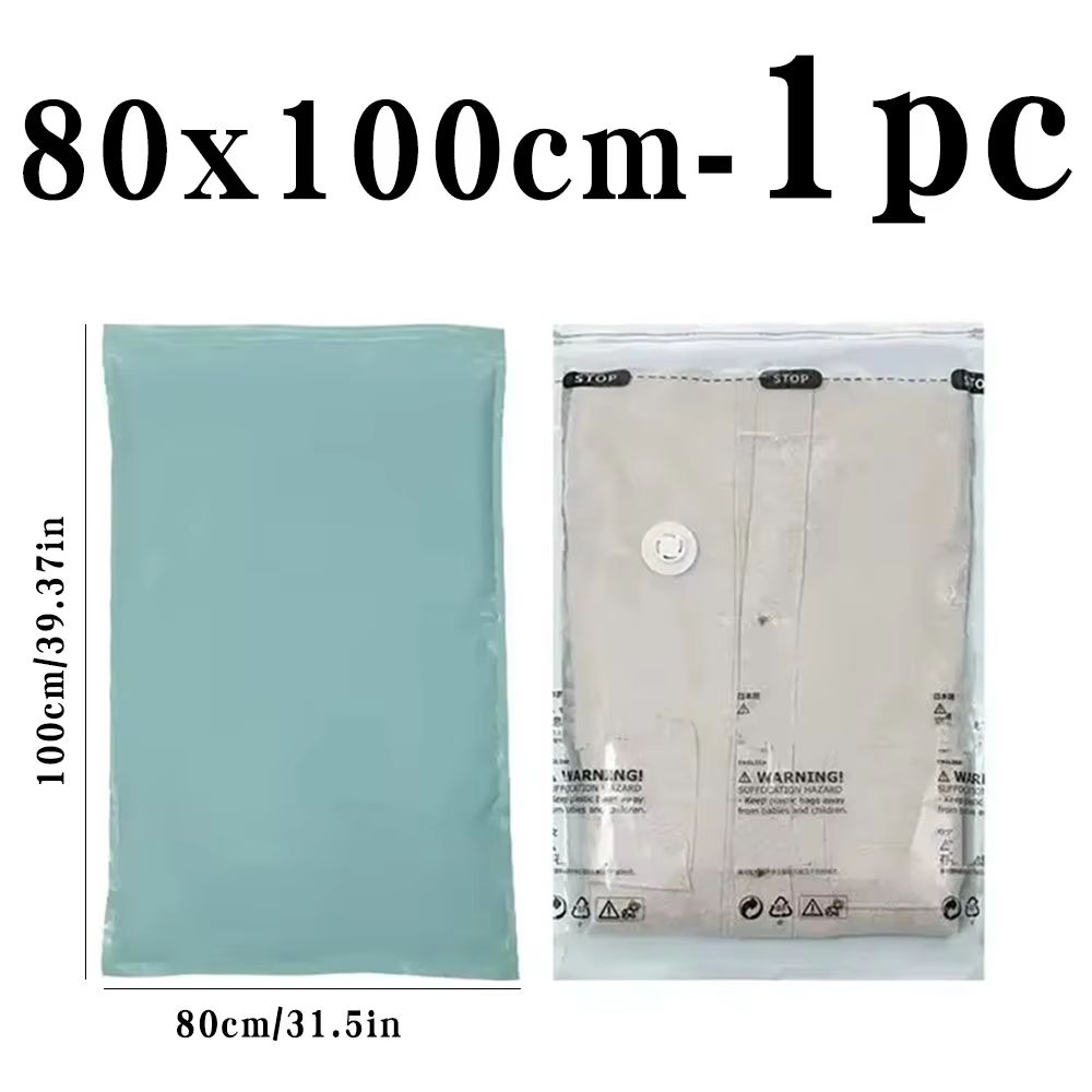 NoPump Mega Compression Storage Bags  Large Reusable Vacuum Bags For Clothes  Blankets 7
