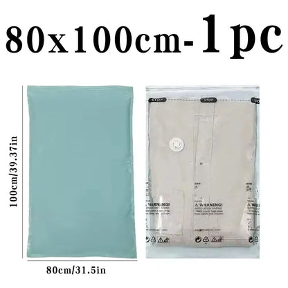 NoPump Mega Compression Storage Bags  Large Reusable Vacuum Bags For Clothes  Blankets 7