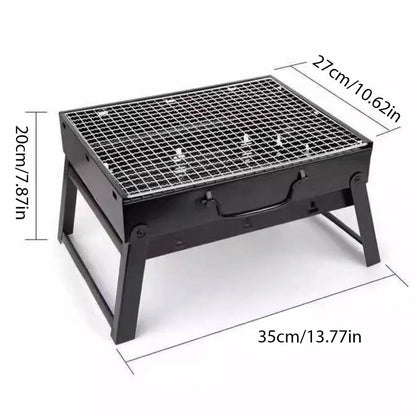 Portable Foldable Charcoal Grill  Outdoor BBQ Stove For Camping Tailgating And Picnics 7