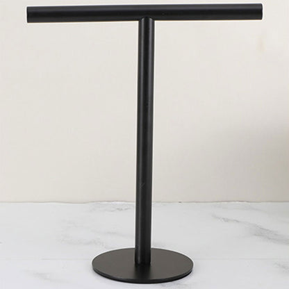 Free Standing Towel Bar Stainless Steel Hand Towel Holder Heavy Base For Bathroom Vanity Countertop 3