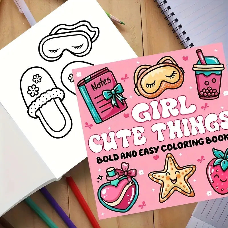 A Popular, Cute Coloring Book, A Bestseller for Trendy Christmas and Halloween Drawing Pages