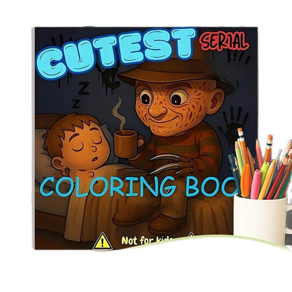 A Popular, Cute Coloring Book, A Bestseller for Trendy Christmas and Halloween Drawing Pages