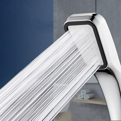 Square Pressurized Shower Head Hand Hold, Water Saving Rainfall Nozzle, Bathroom Spray Accessories