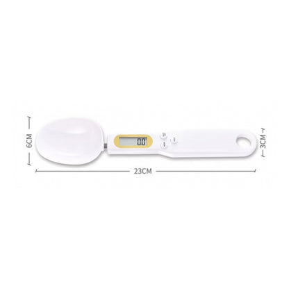 Electronic Measuring Spoon Scale, LCD Digital Kitchen Tool Adjustable Weighing Spoon for Coffee, Food, Flour, and Baking
