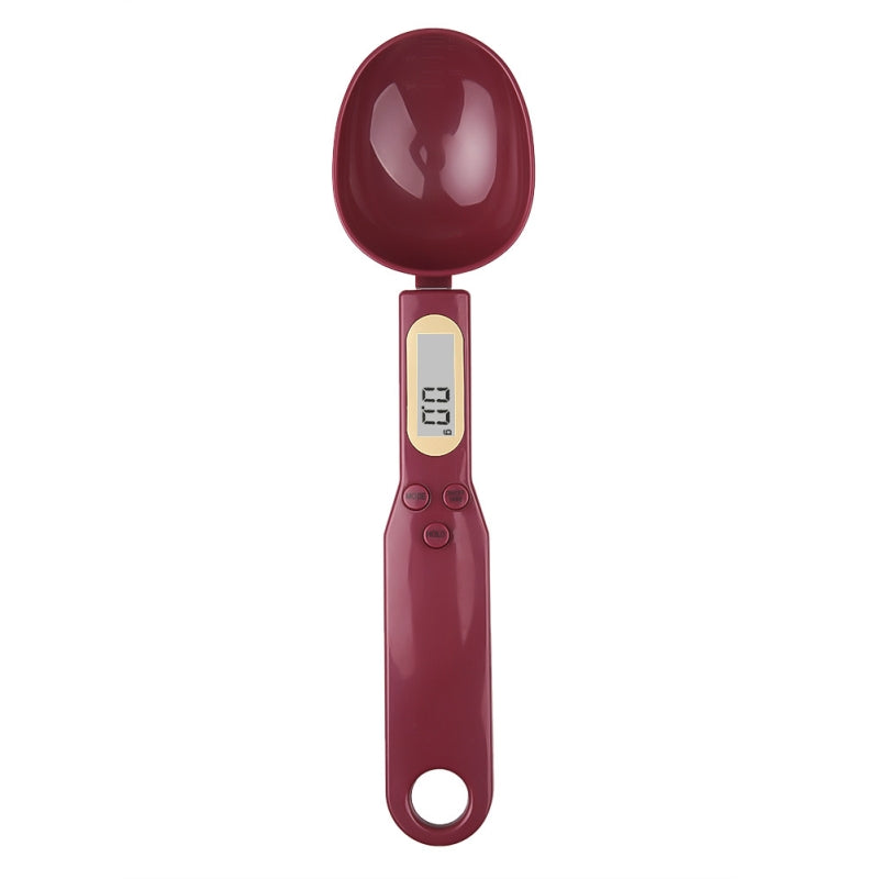 Electronic Measuring Spoon Scale, LCD Digital Kitchen Tool Adjustable Weighing Spoon for Coffee, Food, Flour, and Baking