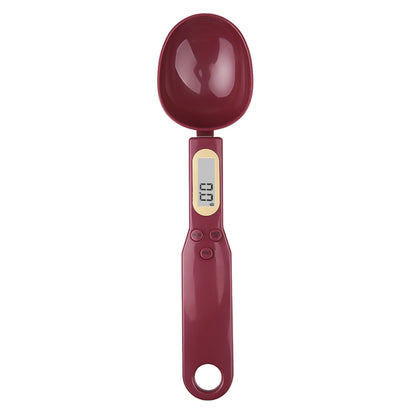 Electronic Measuring Spoon Scale, LCD Digital Kitchen Tool Adjustable Weighing Spoon for Coffee, Food, Flour, and Baking