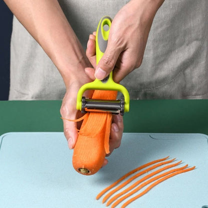 3 In 1 Vegetable Peeler With Knife Sleeve It Can Be Used For Slicingsection And Peel It Can Effecti 3