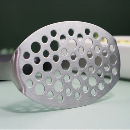 Stainless Steel Potato Masher  HeavyDuty Press For Smooth Mashed Potatoes Fruits And Juices 5