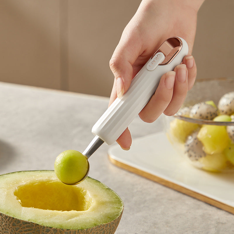Fruit Spoon Watermelon Digging Ball Scoop Ice Cream Scoop Stainless Steel Ball Digger Kitchen Suppl 3