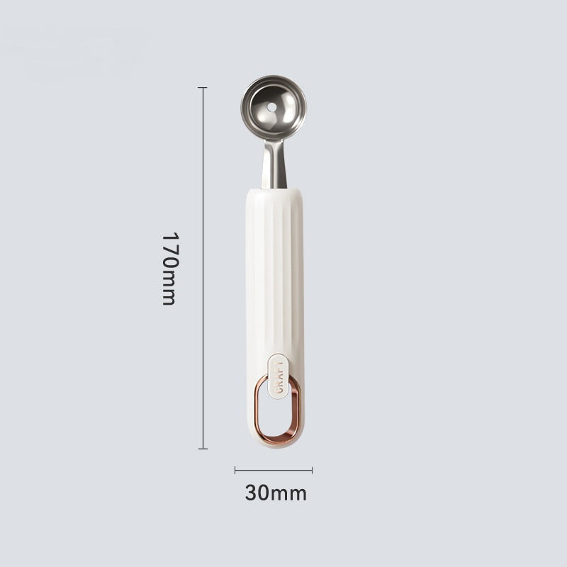 Fruit Spoon Watermelon Digging Ball Scoop Ice Cream Scoop Stainless Steel Ball Digger Kitchen Suppl 6