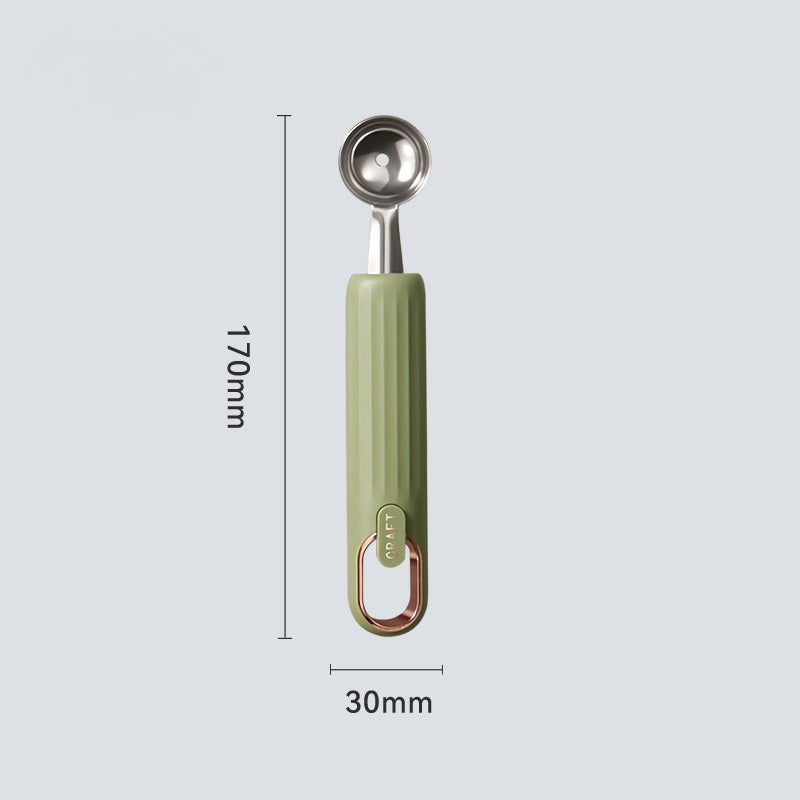 Fruit Spoon Watermelon Digging Ball Scoop Ice Cream Scoop Stainless Steel Ball Digger Kitchen Suppl 7