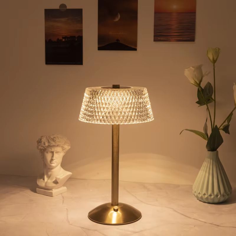 LuminaCharge LED TouchDimming USB Table Lamp European Style 2
