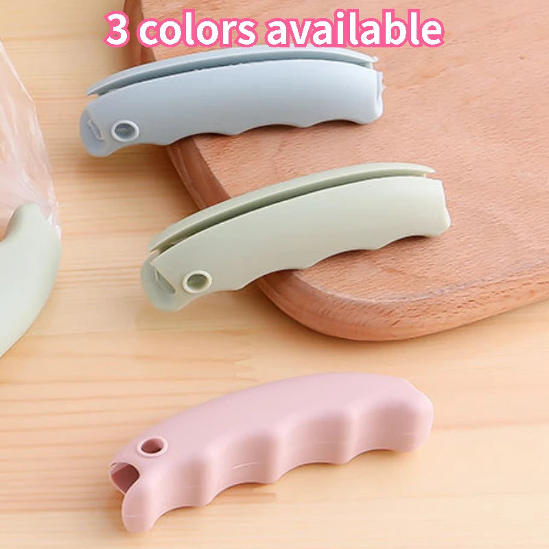 Portable Silicone Bag Holder Comfortable Hand Protector For Grocery Bags Shopping Carrier Grip Clip 3