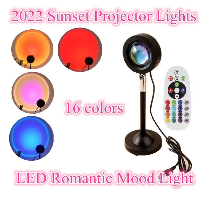 Sunset Glow LED Projection Lamp  Rainbow Atmosphere  Ambient Night Light 4