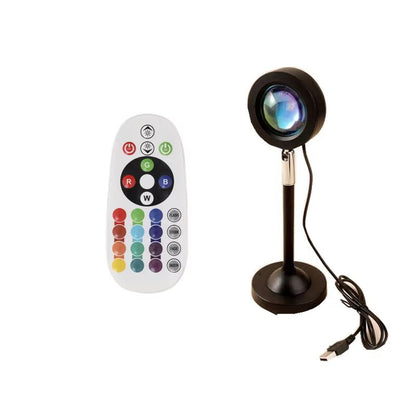 Sunset Glow LED Projection Lamp  Rainbow Atmosphere  Ambient Night Light 5
