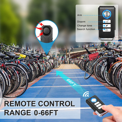 Wireless Remote Bike Lock Rockbye Bicycle Alarm Motorcycle Anti Theft Security Lock Outdoor Cycling 1