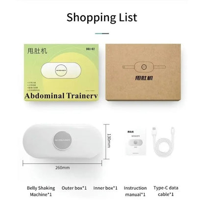 Electric Belly Shaking Massager Portable Wireless Abdominal Massage Belt Machine 5