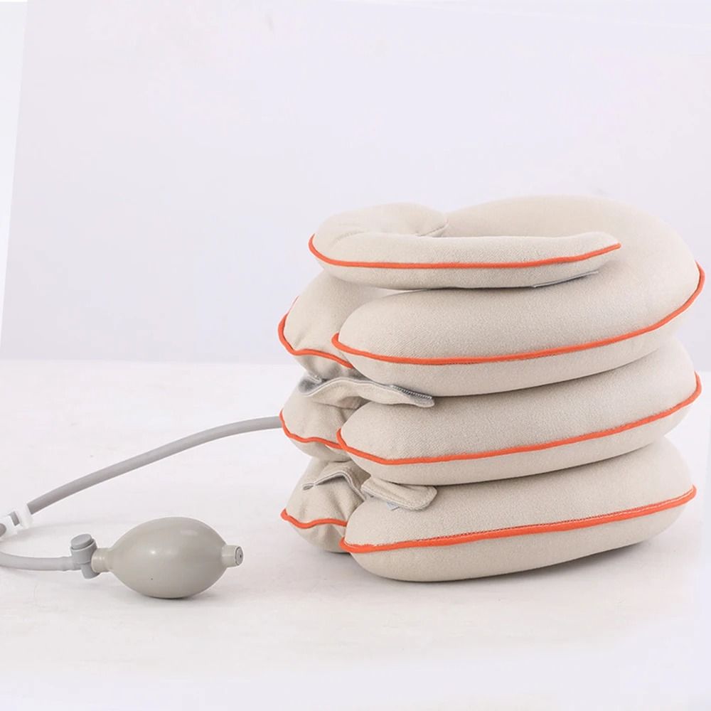Medical Cervical Neck Traction Inflatable Neck Stretcher Brace 4