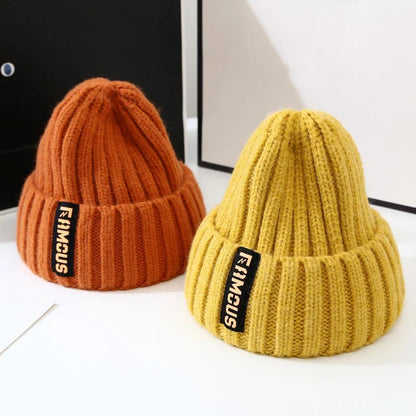 Soft Crochet Beanie, Unisex Winter Hat, Warm Knit Cap, Solid Color Fashion Accessory