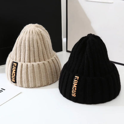 Soft Crochet Beanie, Unisex Winter Hat, Warm Knit Cap, Solid Color Fashion Accessory
