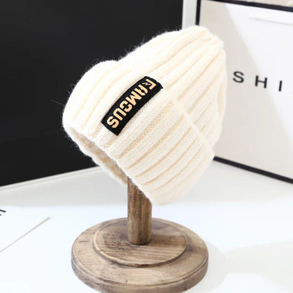 Soft Crochet Beanie, Unisex Winter Hat, Warm Knit Cap, Solid Color Fashion Accessory