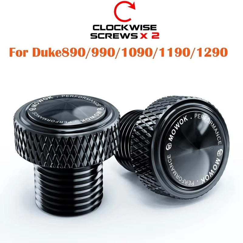 Motorcycle Rear Mirror Hole Plugs, Bolts Screws