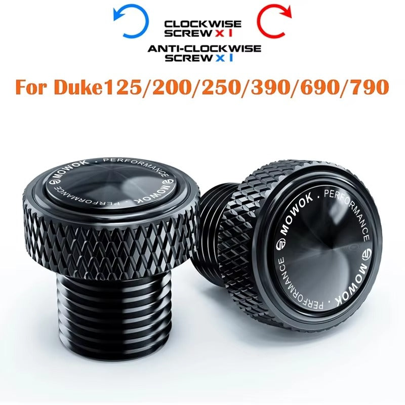 Motorcycle Rear Mirror Hole Plugs, Bolts Screws