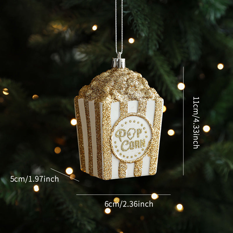 Christmas Tree Ornaments Hanging, Acrylic Crystal Pendant, Snowflake Ornaments , Home Decoration Xmas Gifts