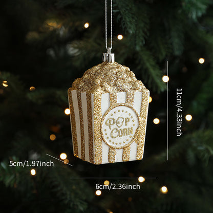 Christmas Tree Ornaments Hanging, Acrylic Crystal Pendant, Snowflake Ornaments , Home Decoration Xmas Gifts