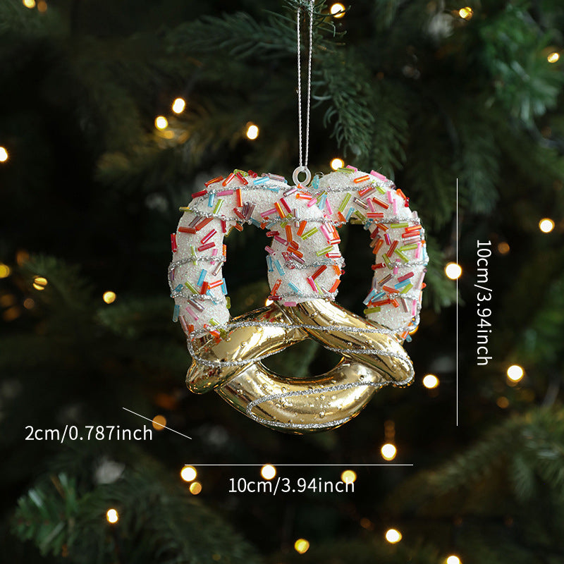 Christmas Tree Ornaments Hanging, Acrylic Crystal Pendant, Snowflake Ornaments , Home Decoration Xmas Gifts