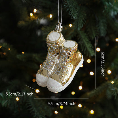 Christmas Tree Ornaments Hanging, Acrylic Crystal Pendant, Snowflake Ornaments , Home Decoration Xmas Gifts