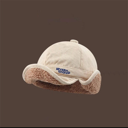 Thickened Sheep Wool Hat Ear Protection For Men And Women Warm Cycling Beanie For Autumn Winter 2
