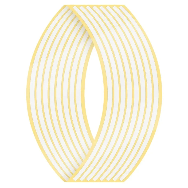 Reflective Motorcycle Wheel Stickers Car Styling Strips Rim Tape Motocross Bike Decals 9