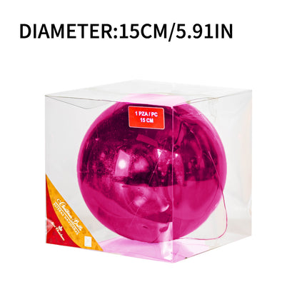 Christmas Ball Decorations Red, Decorative Ornaments for Hotels and Shopping Malls,Vibrant Christmas Colorful Ball Decor