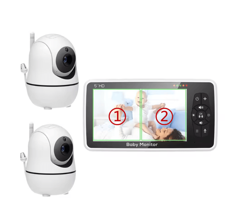 LumaGuard Dual Camera Baby Monitor With Night Vision And Two Way Audio 3