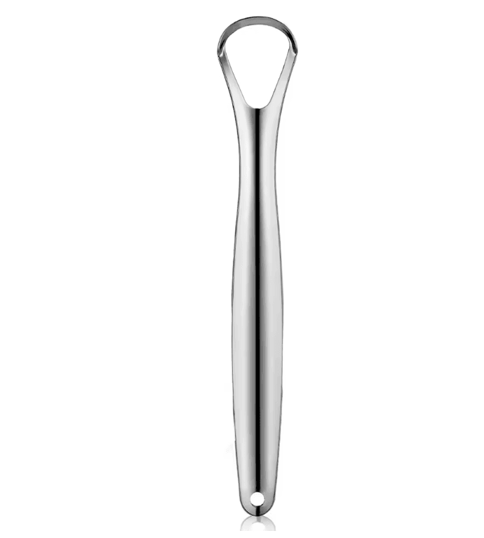 PureSteel Metal Tongue Scraper Cleaner Set 4
