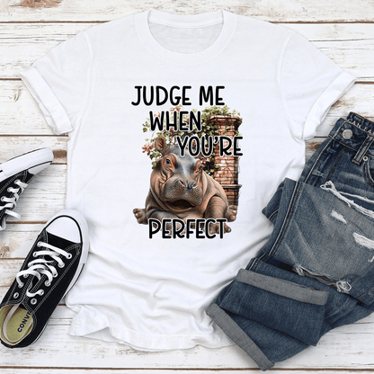 Judge Me When Youre Perfect Tee 2