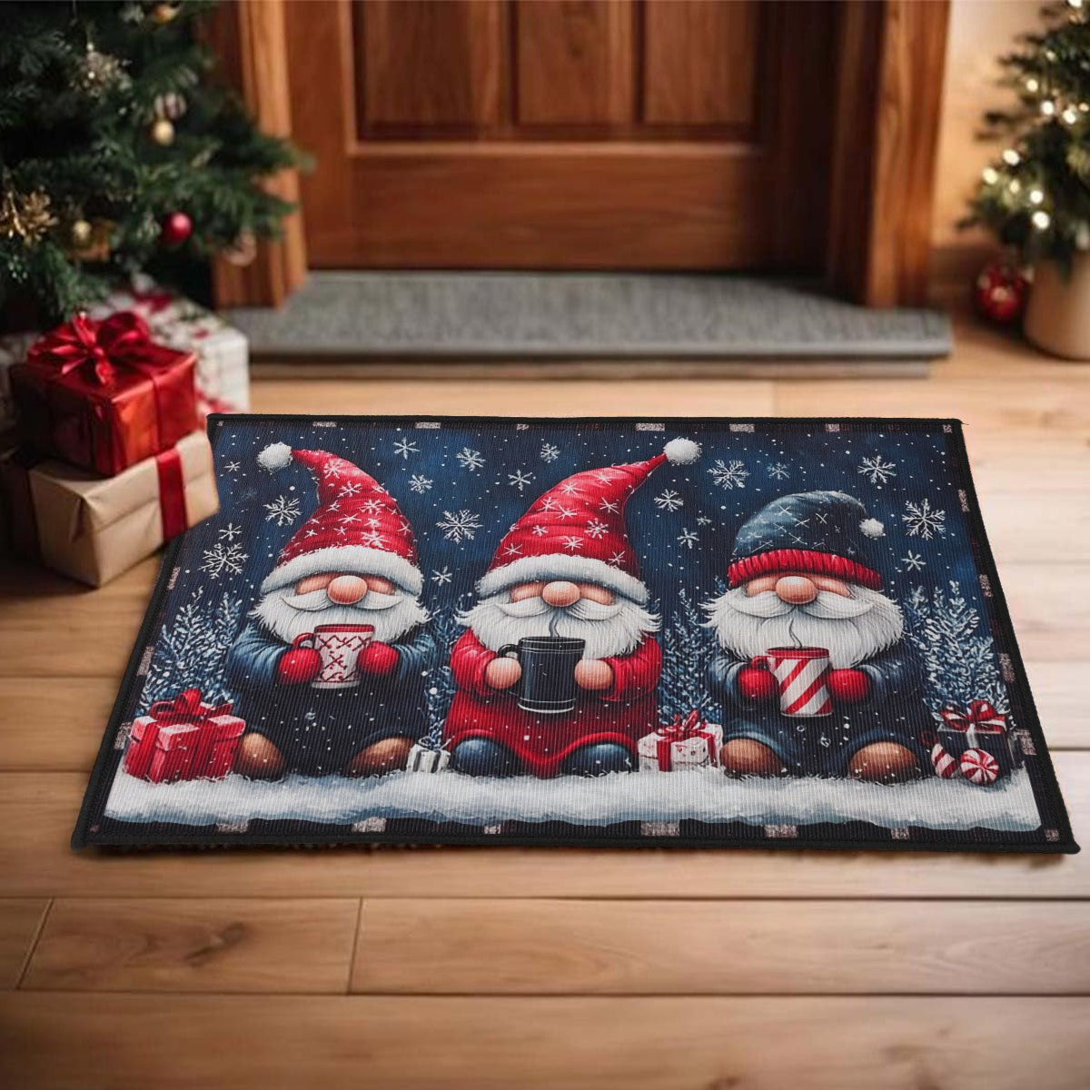 Merry Christmas Doormat, Ornament, Natal Outdoor Floor Carpet, Holiday Decorations for Home, New Year Gift