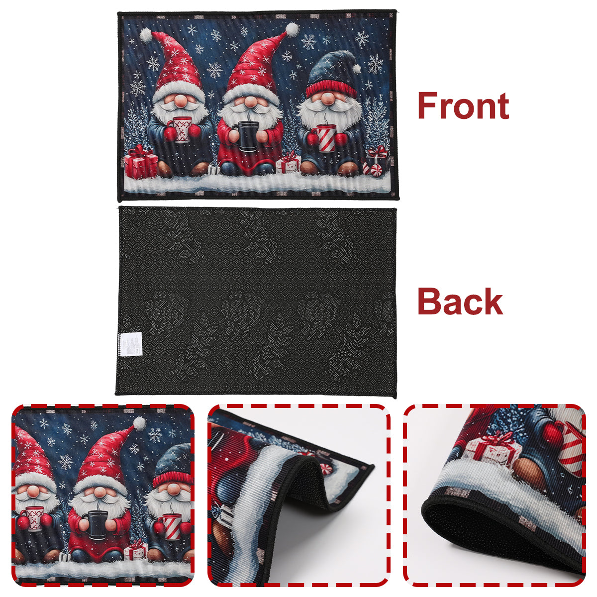 Merry Christmas Doormat, Ornament, Natal Outdoor Floor Carpet, Holiday Decorations for Home, New Year Gift