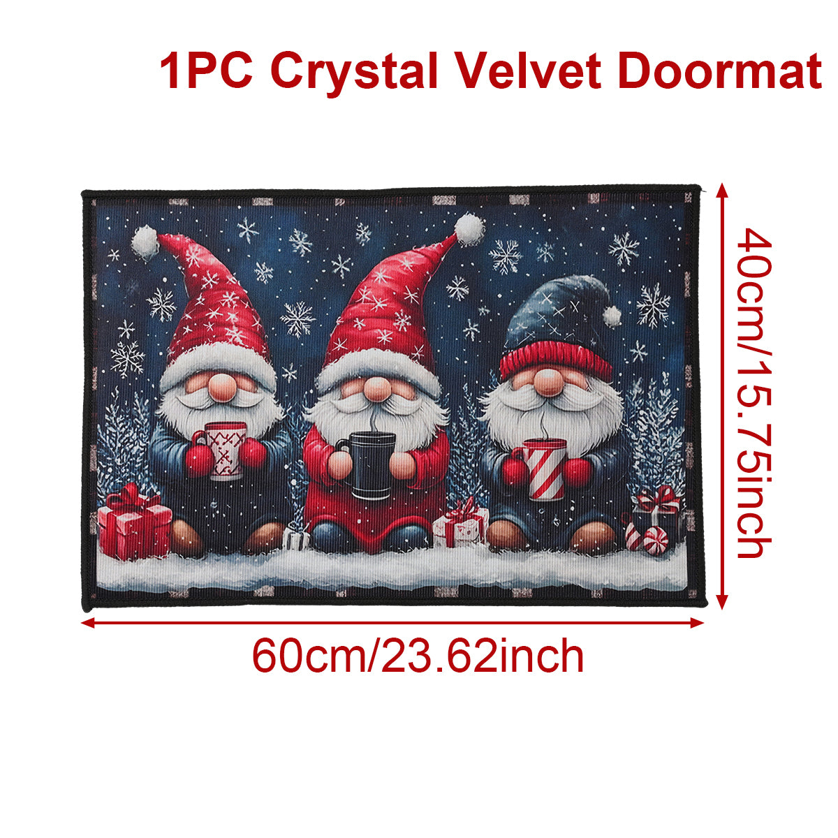 Merry Christmas Doormat, Ornament, Natal Outdoor Floor Carpet, Holiday Decorations for Home, New Year Gift